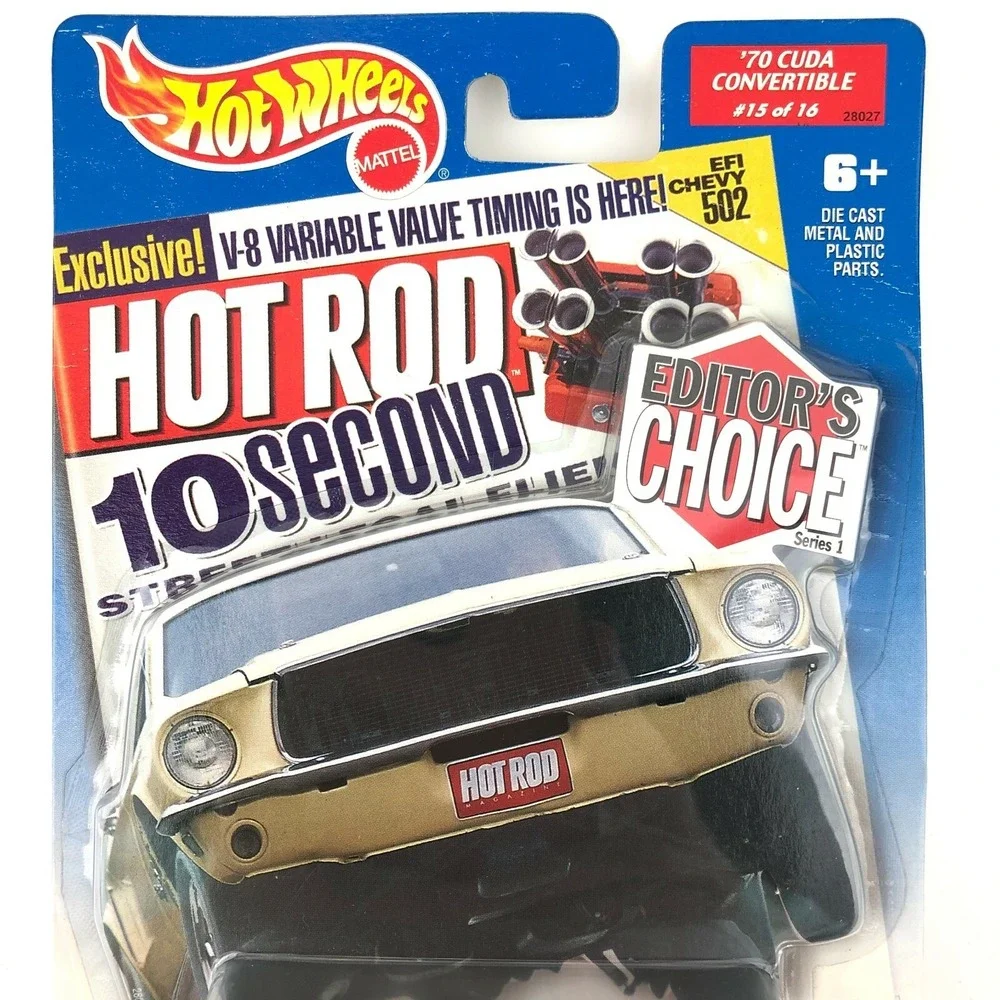 Hot Wheels‎ Editor's Choice 1970 70 Plymouth Hemi Cuda Convertible Die Cast 1/64